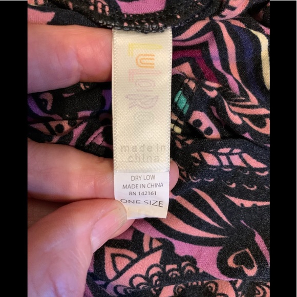 EUC LuLaRoe OS Leggings - Picture 5 of 10